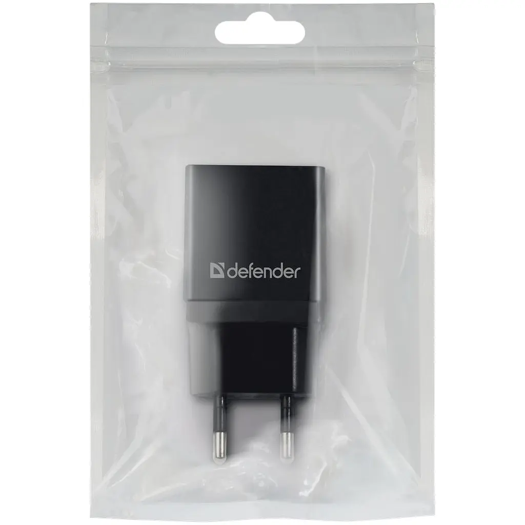Зарядний пристрій Defender EPA-10 black, 1xUSB, 5V / 2.1A (83572) - фото 3