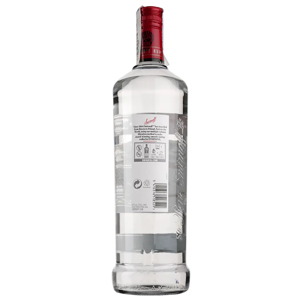 Горілка Smirnoff Red, 40%, 1 л (51098) - фото 2