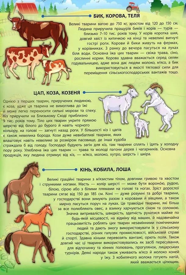 Енциклопедія з наліпками. Свійські тварини - фото 3
