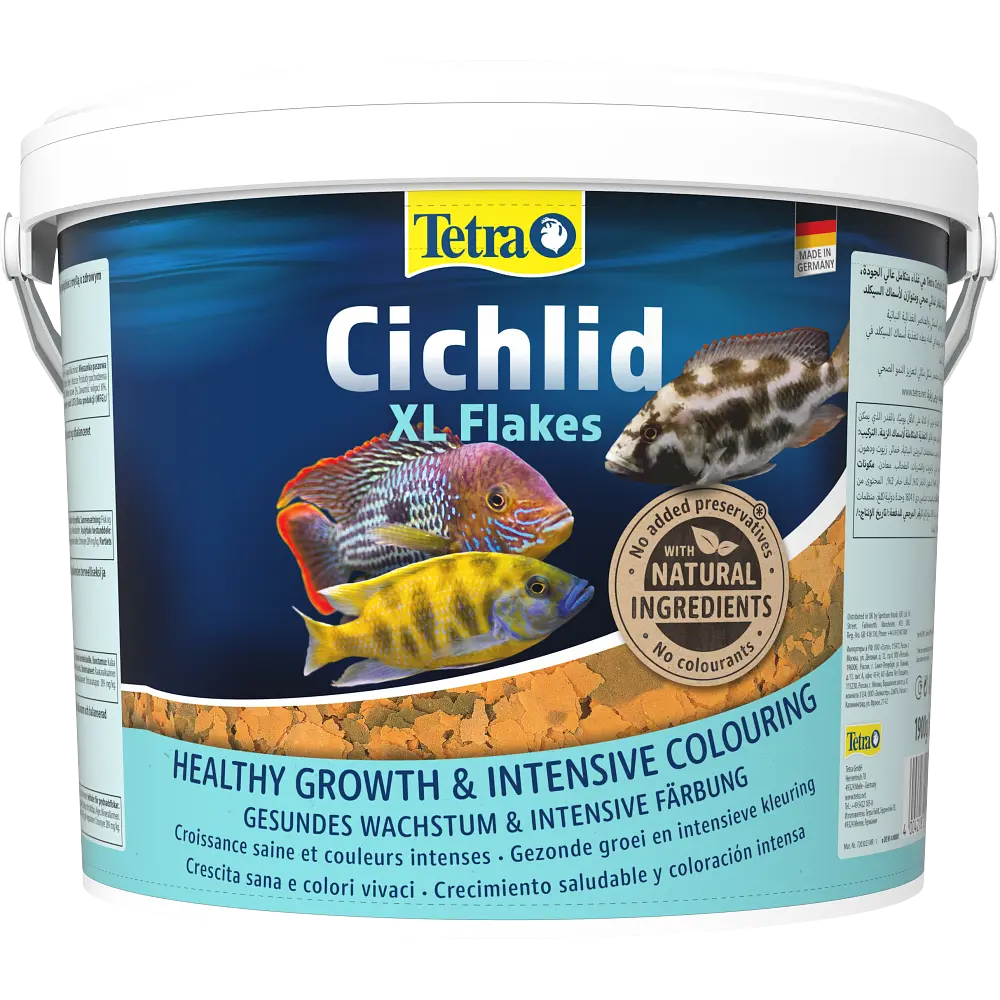 Корм Tetra Cichlid XL Flakes для рибок цихлід 1.9 кг пластівці - фото 6