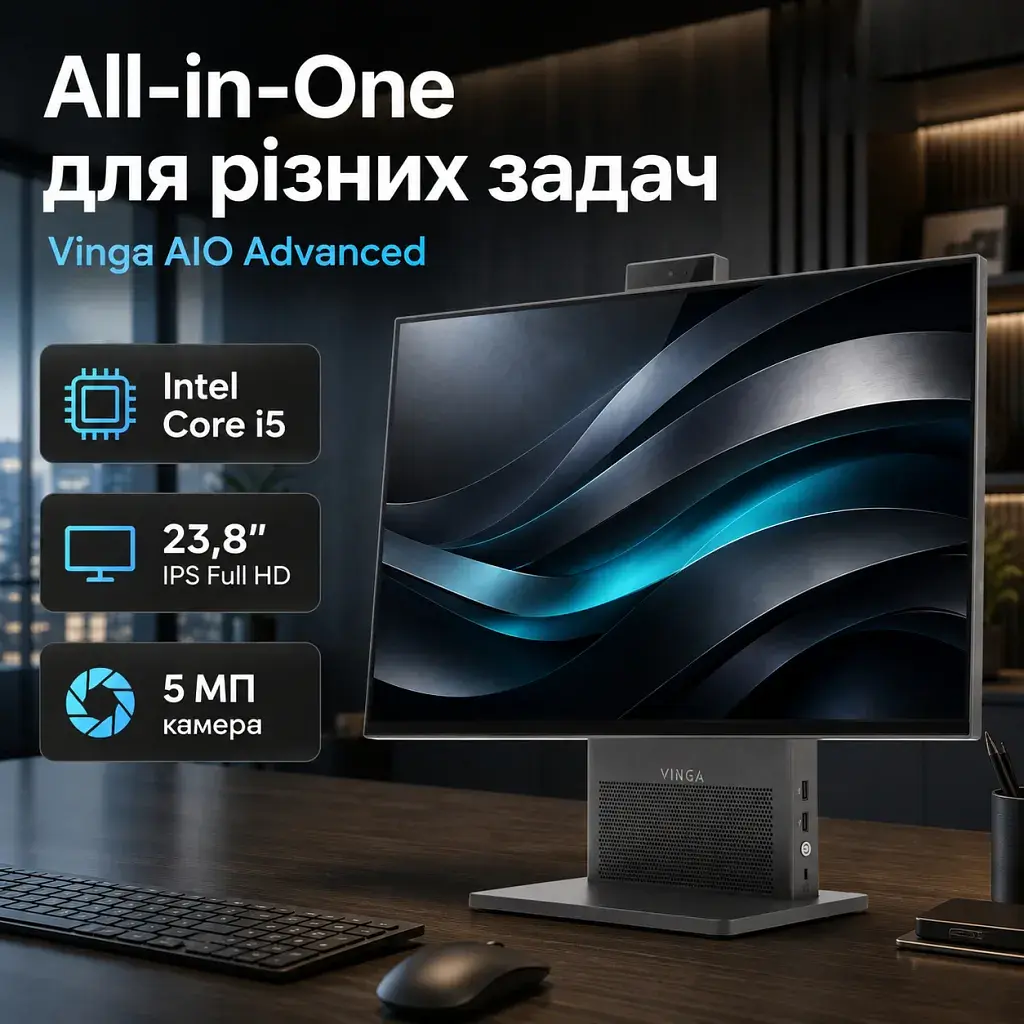 Комп'ютер Vinga AIO Advanced H0001 (I5M8INT.H0001) - фото 4
