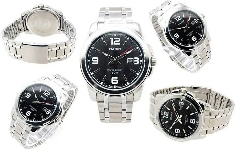 Стильні чоловічі годинники наручні оригінальні японські Casio Collection MTP-1314PD-1AVEF (модуль 5125) - фото 3