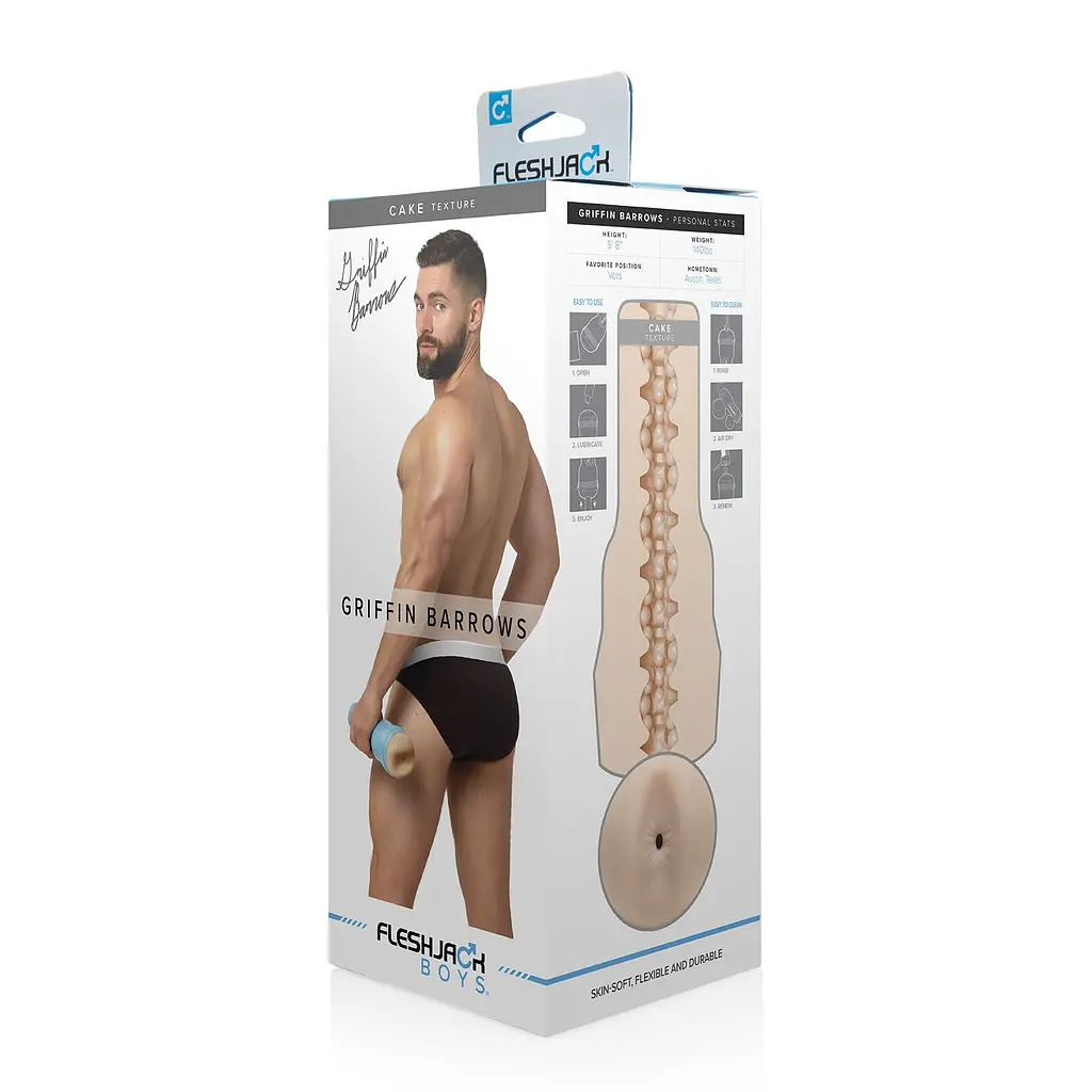 Мастурбатор-дупка Fleshjack Boys: Griffin Barrows Cake - фото 7