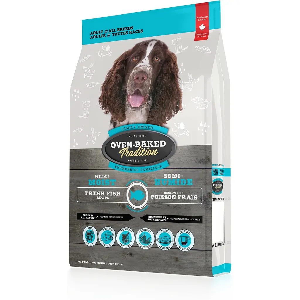 Корм полувлажный для собак Oven-Baked Tradition, из свежего мяса рыбы, 9,07 кг - фото 3