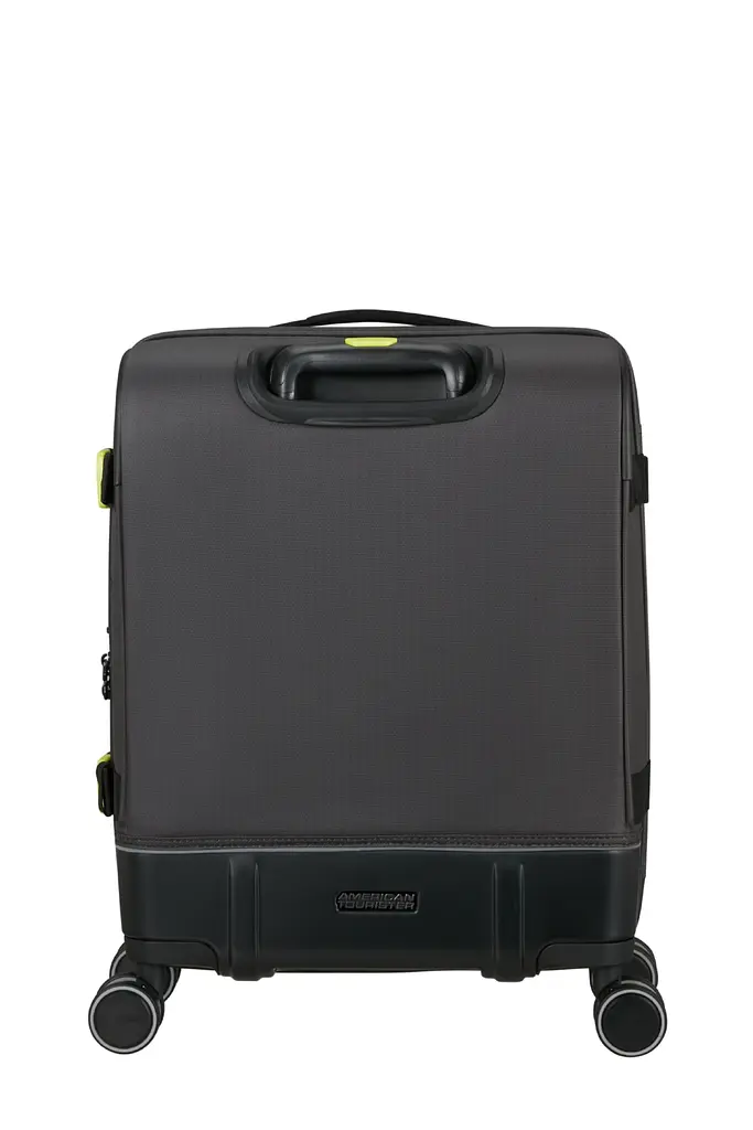 Чемодан 55 См American Tourister URBAN TRACK BLACK/LIME 55x40x23 MD1*19209 - фото 3