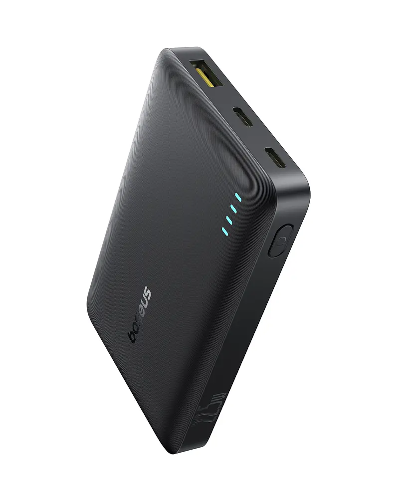 Зовнішній акумулятор Baseus EnerFill FP21 Power Bank 10000mAh 22.5W Cosmic Black (Includes Simple Type-C to Type-C Cable 20V/3A 30cm Black) (P1008210D123-00) - фото 4
