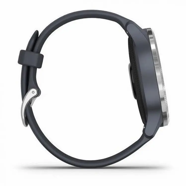 Смарт-часы Garmin Venu Silver Stainless Steel Bezel w. Granite Blue and Silicone B. (010-02173-01/03) 010-02173-03 () - фото 5