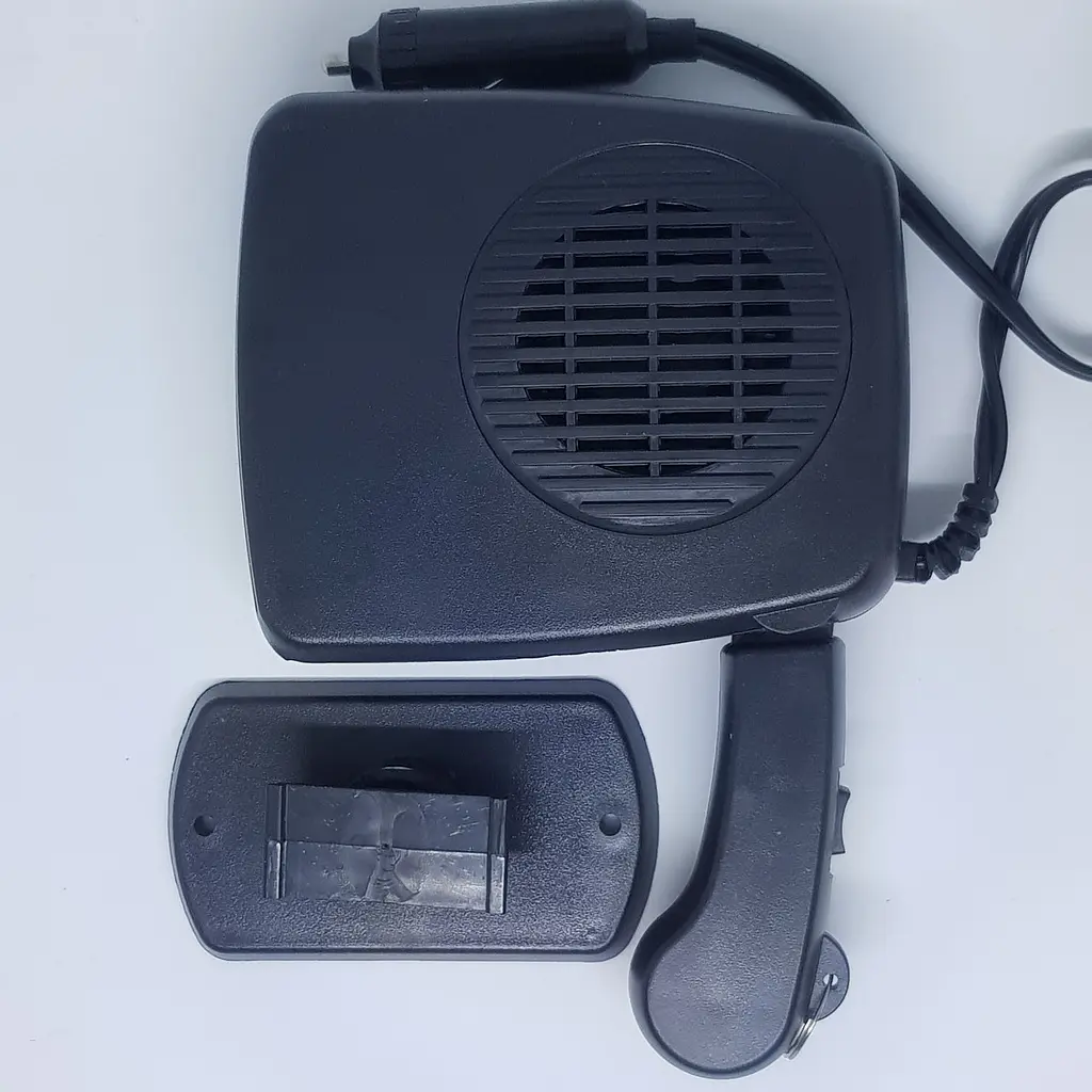 Авто обігрівач салону пічка дуйка Фен від прикурювача 12В 150W Car Fann 703 чорний - фото 5