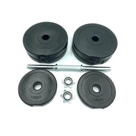 Гантель наборная Newt Rock pro композитная в пластиковой оболочке-R 14.5 кг NE-PL-R-014 - фото 2