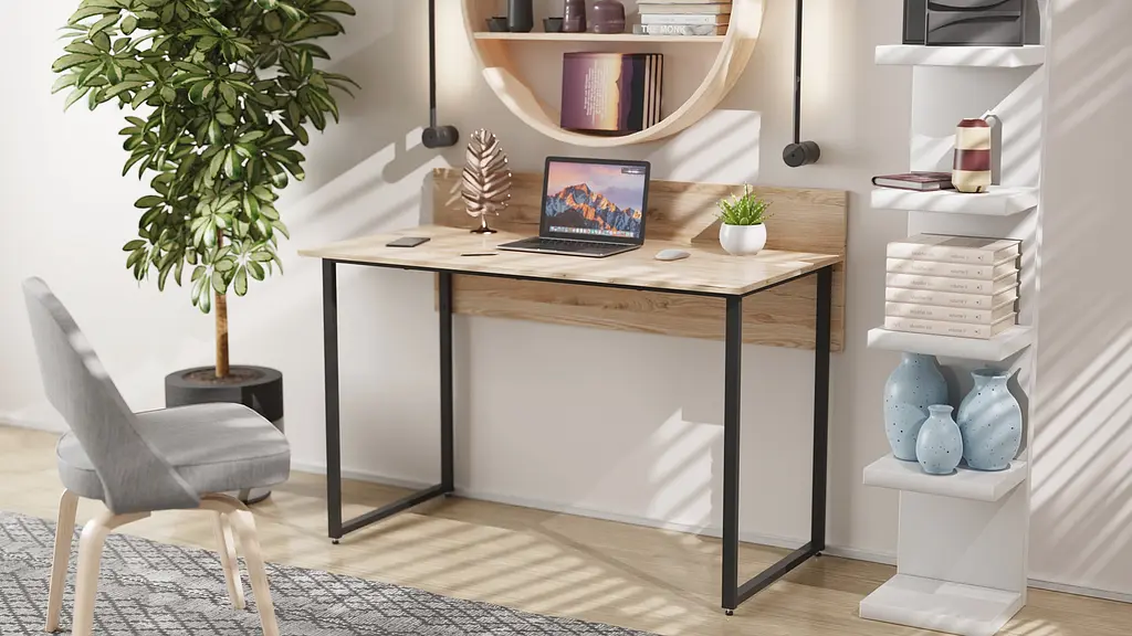 Комп'ютерний стіл Ferrum-decor Скай 75x100x70 сірий ДСП Дуб Сан-Марино 16мм (FRD-101564) - фото 6