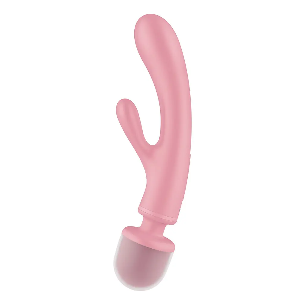 Вібратор-кролик із вібромасажером Satisfyer Triple Lover Pink Satisfyer IG018218; SO8790 97260 - фото 3
