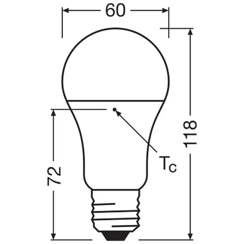 Лампочка Osram CL A100 13W/840 230V FR E27 (4058075304253) - фото 4