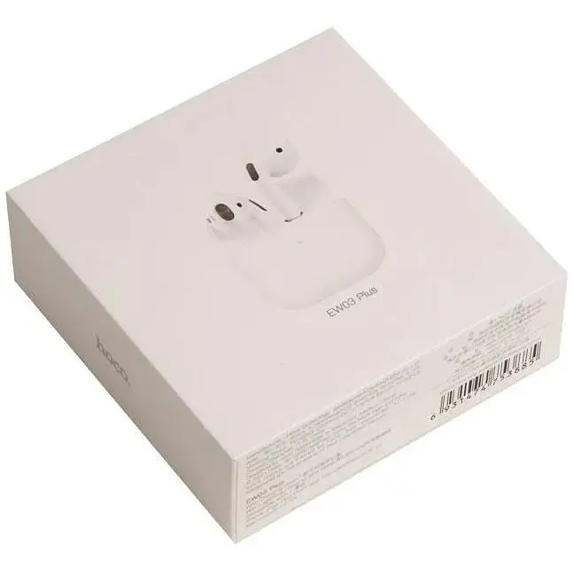 Наушники ,беспроводные Hoco EW03 Plus true wireless headset белые - фото 3