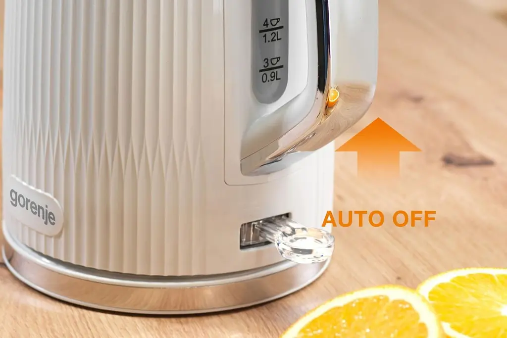 Gorenje Електрочайник 1.7л, Strix-контроль, білий матовий - фото 10