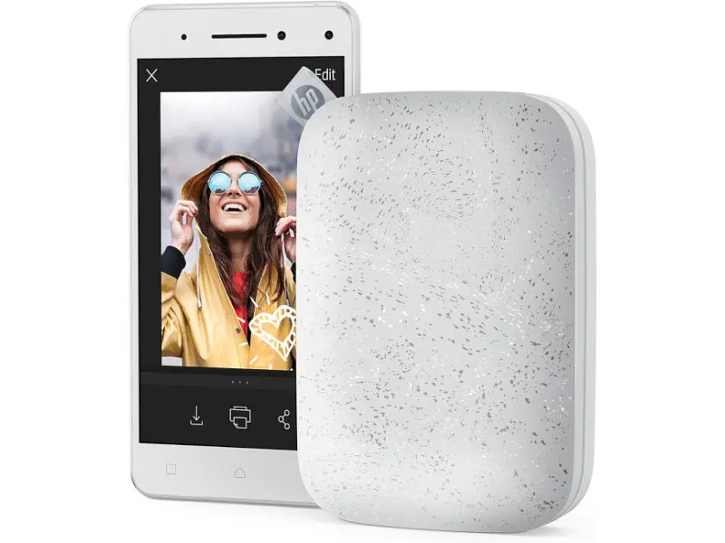 Портативний фотопринтер HP Sprocket 2x3 Luna Pearl (ISPW) - фото 3