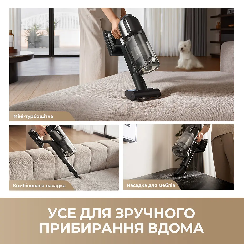 Беспроводной пылесос Dreame R20 Ultra AquaCycle - фото 6