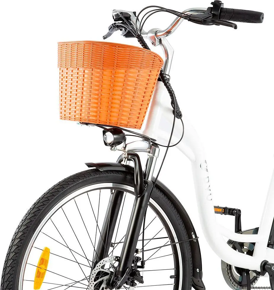 Электровелосипед DYU C6 White [86475] - фото 8