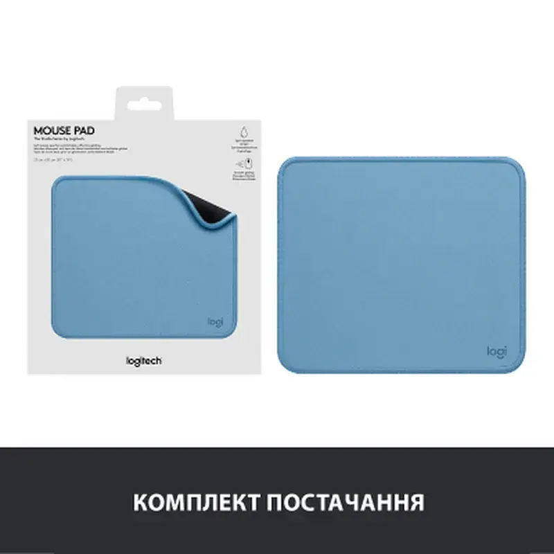 Килимок для мишки Logitech Mouse Pad Studio Series Blue (956-000051) - фото 8