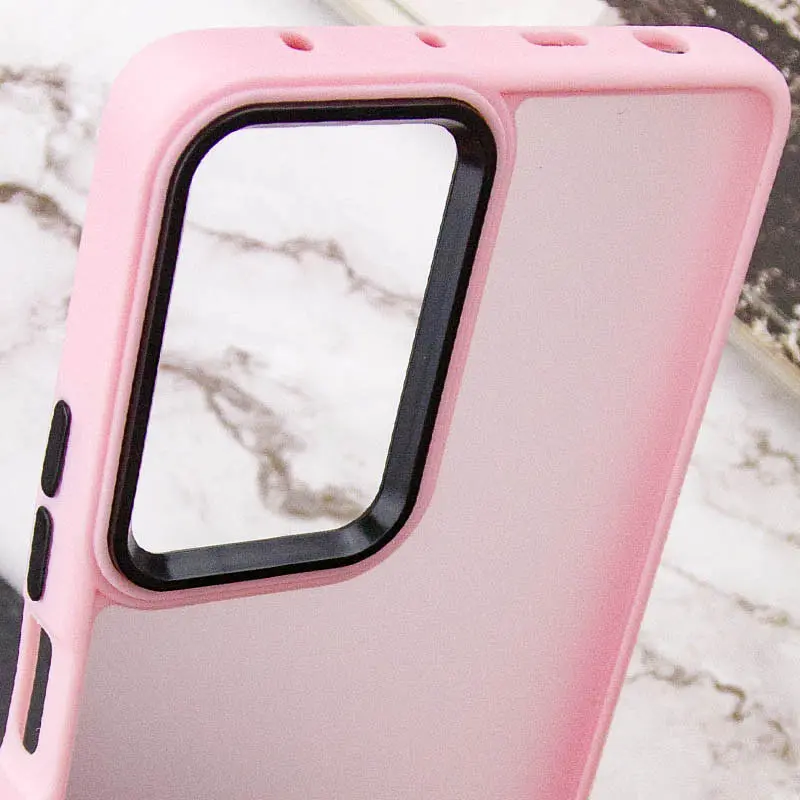 Чехол TPU+PC Lyon Frosted для Xiaomi Poco F5 Pro Pink - фото 5
