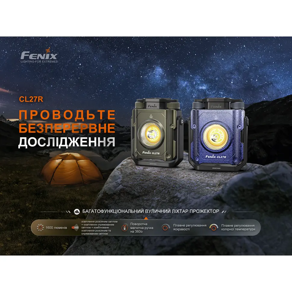 Ліхтар прожектор Fenix CL27R темно-блакитний - фото 6