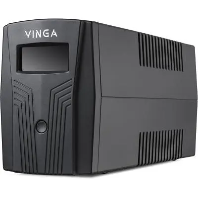 Пристрій безперебійного живлення Vinga LCD 600VA plastic case (VPC-600P) - фото 4