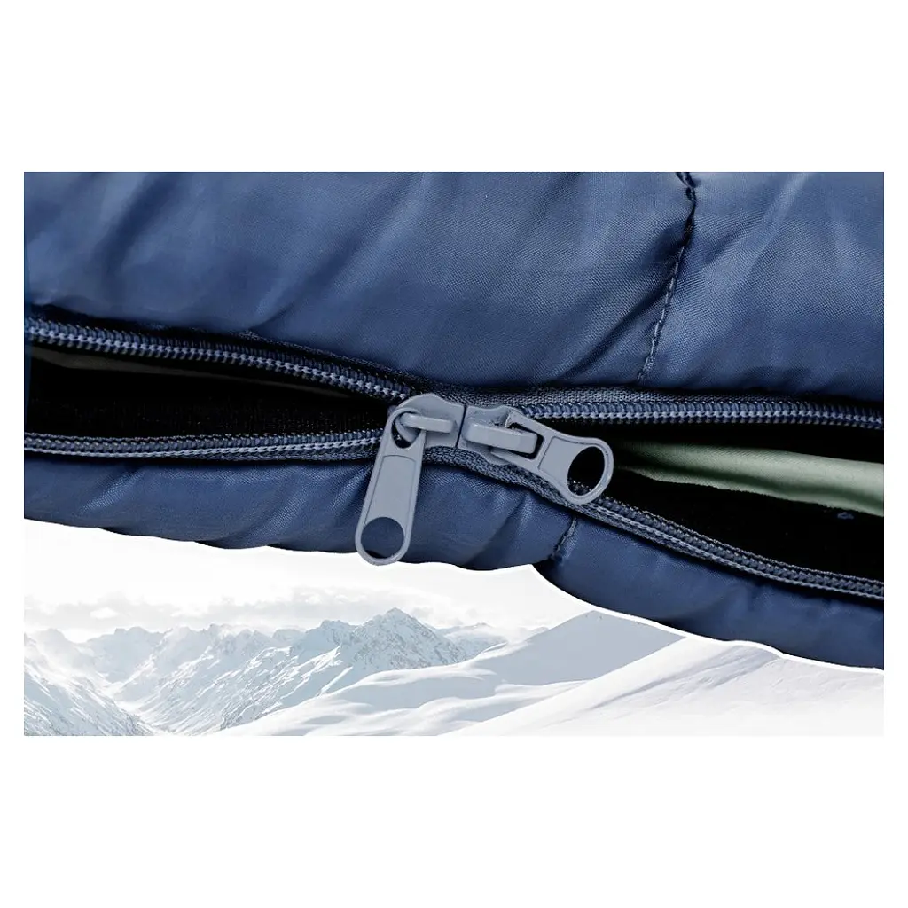 Спальний мішок Naturehike з капюшоном MJ600 CNK2300SD014, темно-блакитний (6976507663977) - фото 5