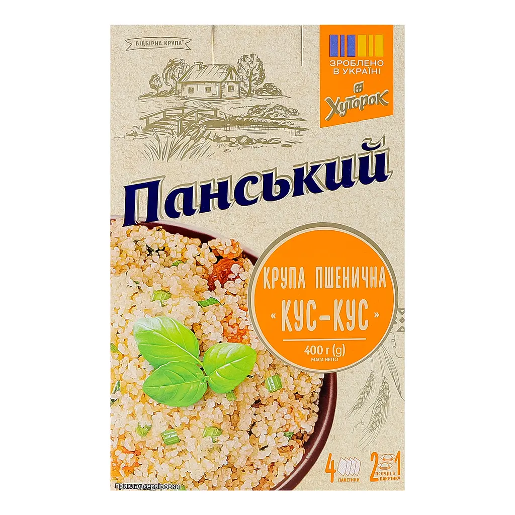 Крупа пшеничная Кус-кус Хуторок Панский 400 г  - фото 5