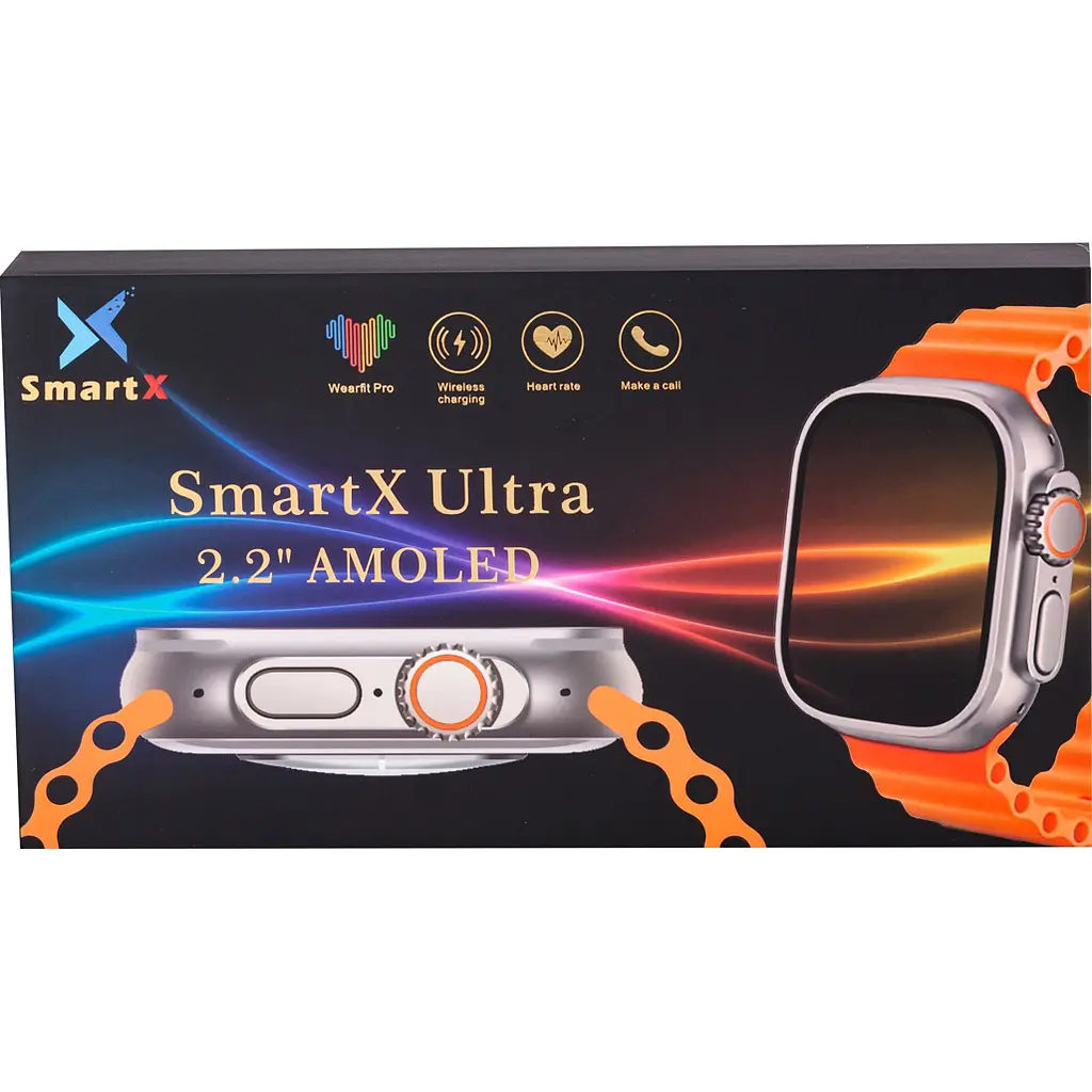 Смарт-часы SmartX8 Ultra с функцией звонка оранжевый (SWS8UO) - фото 8