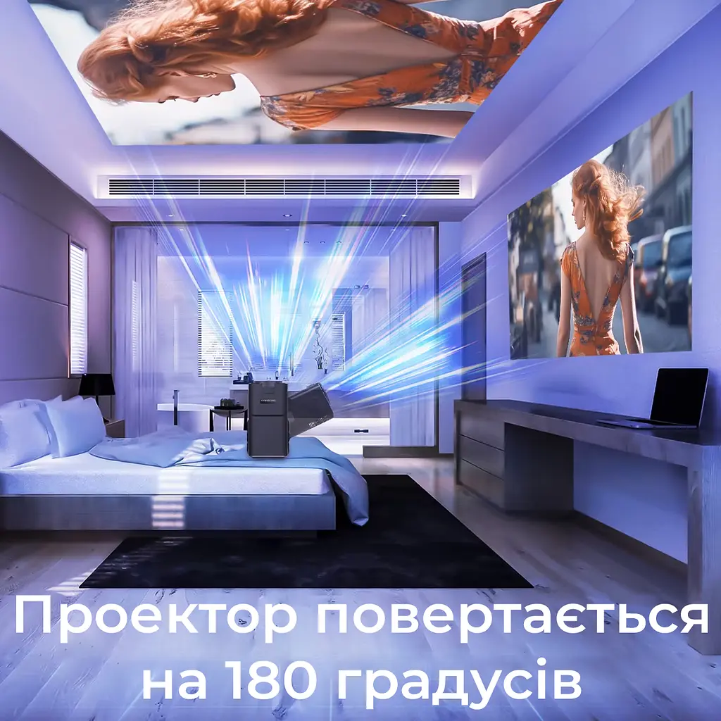Проектор Magcubic Android 11 HY320 Allwinner H713 (чорний) - фото 4