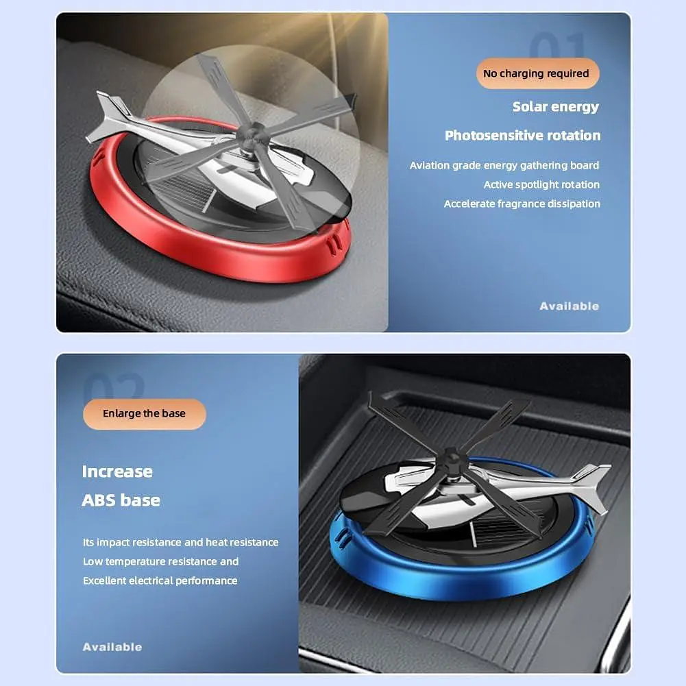 Дифузор ефірних олій Вертоліт J1 ароматизатор для автомобіля (Синій) - фото 4