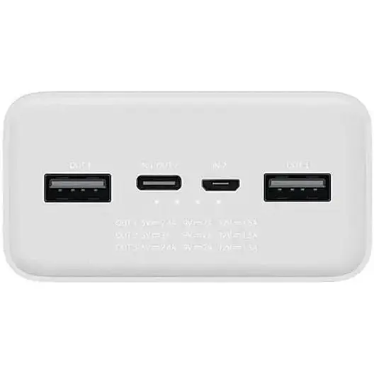 Портативна батарея Xiaomi Mi 3 30000mAh PB3018ZM VXN4307CN біла - фото 3