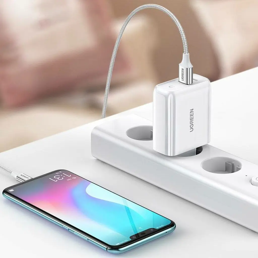 Зарядний пристрій UGREEN CD170 38W USB-C Wall Charger EU White UGR-60468 - фото 8