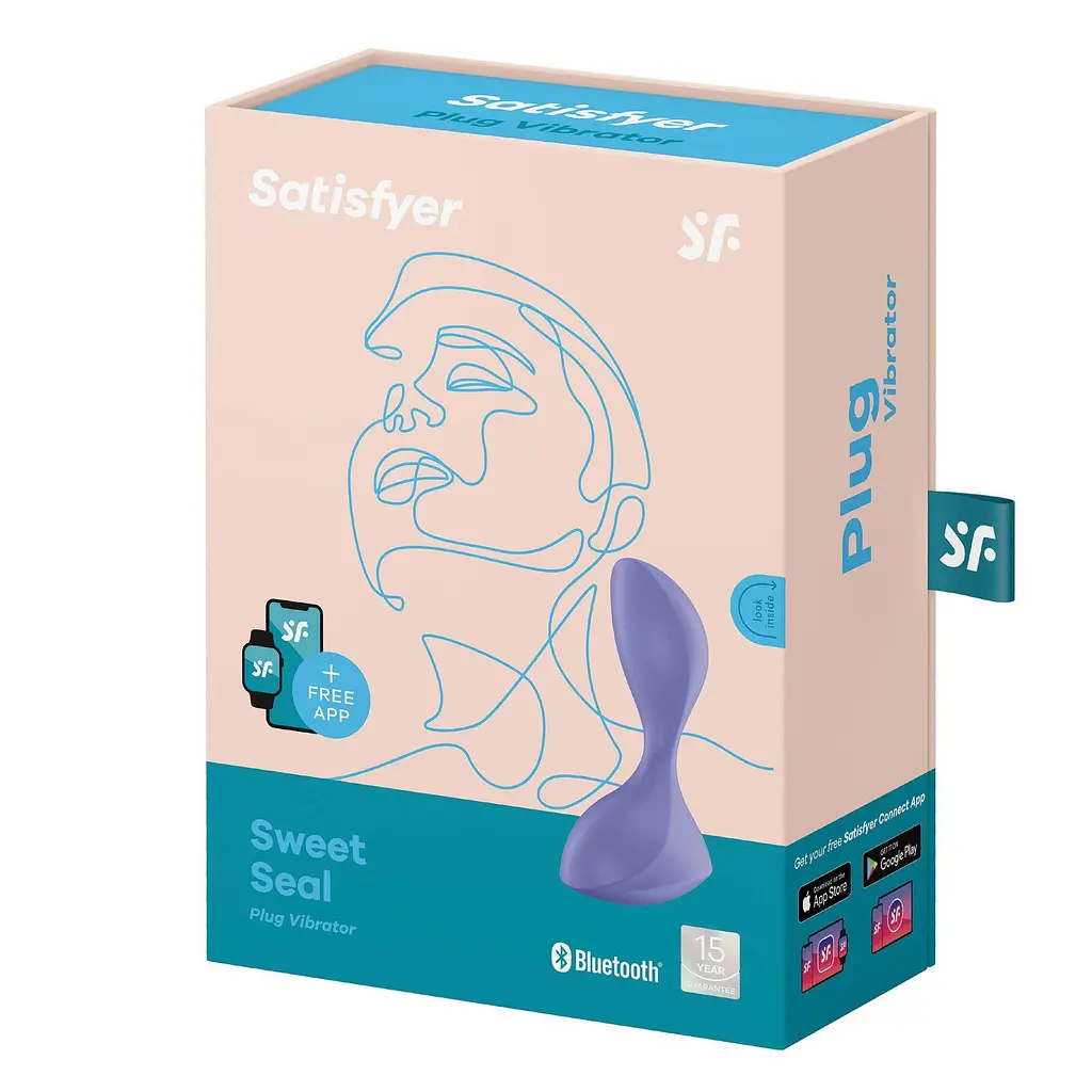 Анальна пробка Satisfyer Sweet Seal 11.2 см (фіолетовий) - фото 3