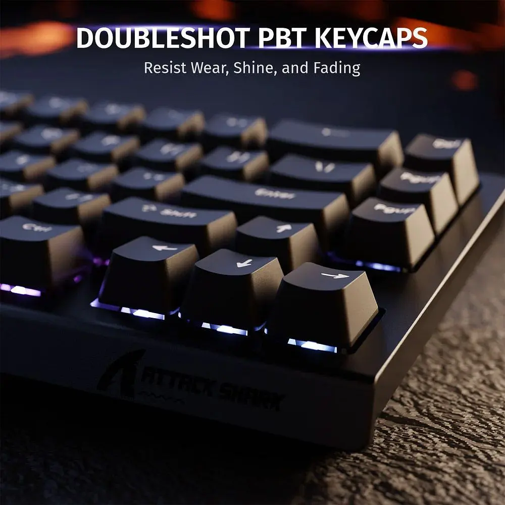 Клавіатура Attack Shark X68 HE RGB Magnetic Linear Switches Black (AS-6972792471044-B-UA) [166743] - фото 8