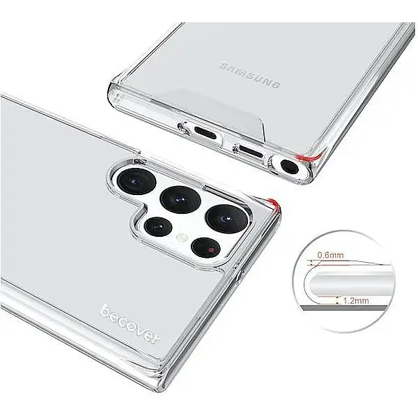 Чохол-накладка BeCover Space Case для Samsung Galaxy S22 Ultra 5G SM-S908 Transparancy (708256) - фото 3