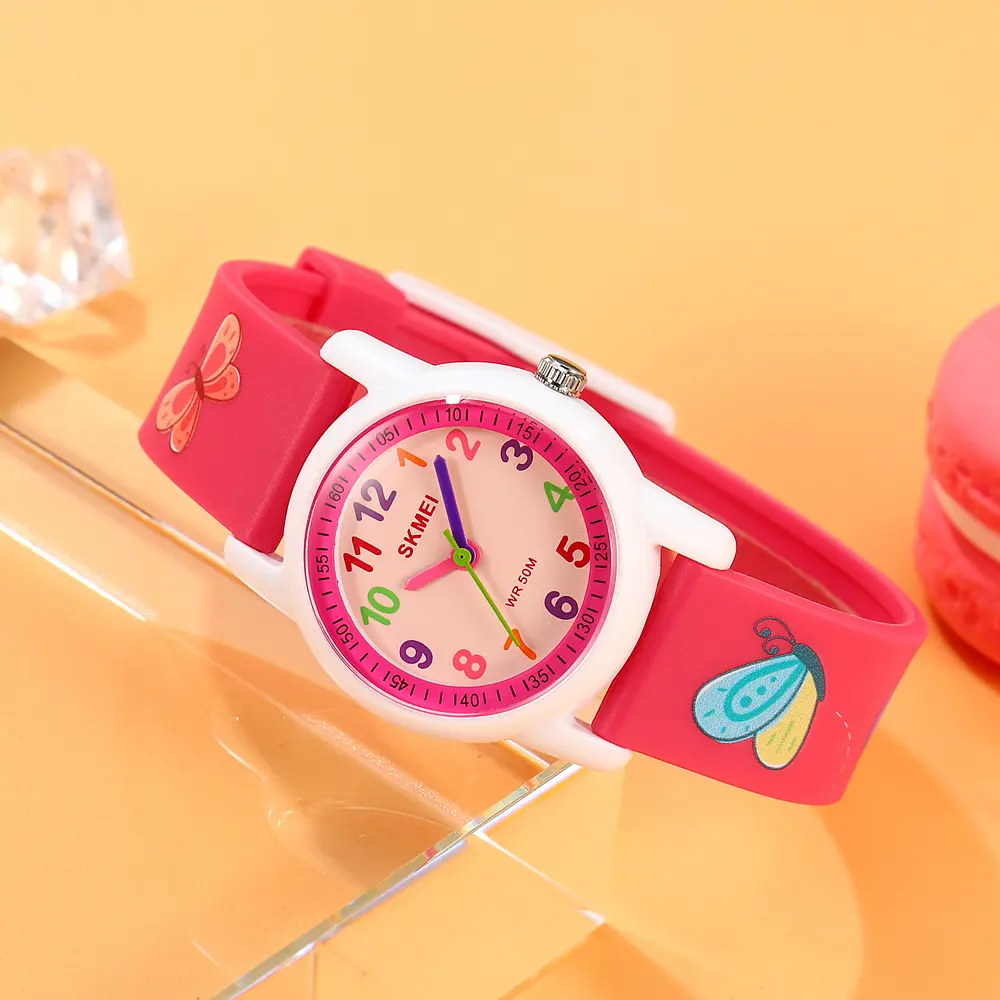 Наручний годинник дитячий 2157PKWT Pink-White Skmei acs0030223 - фото 3