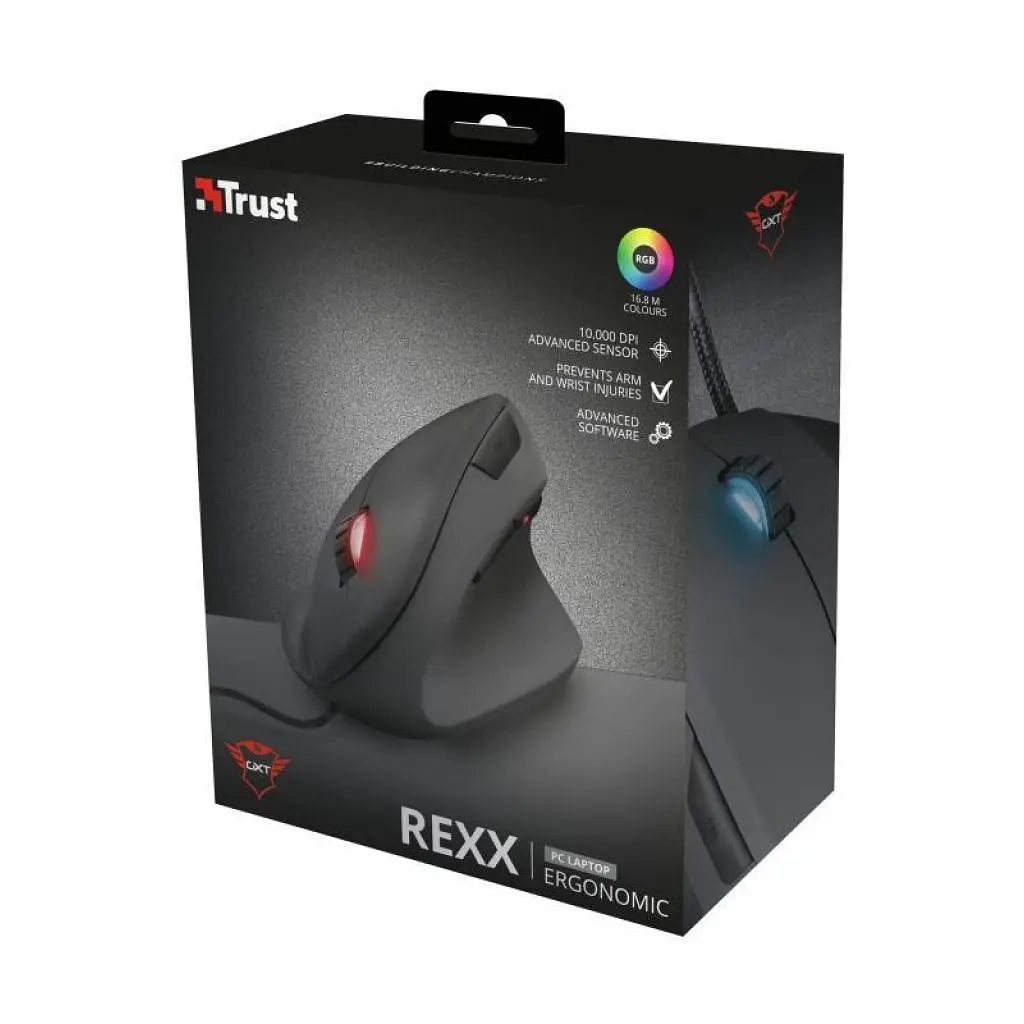 Мишка Trust GXT 144 Rexx Vertical (22991) - фото 9