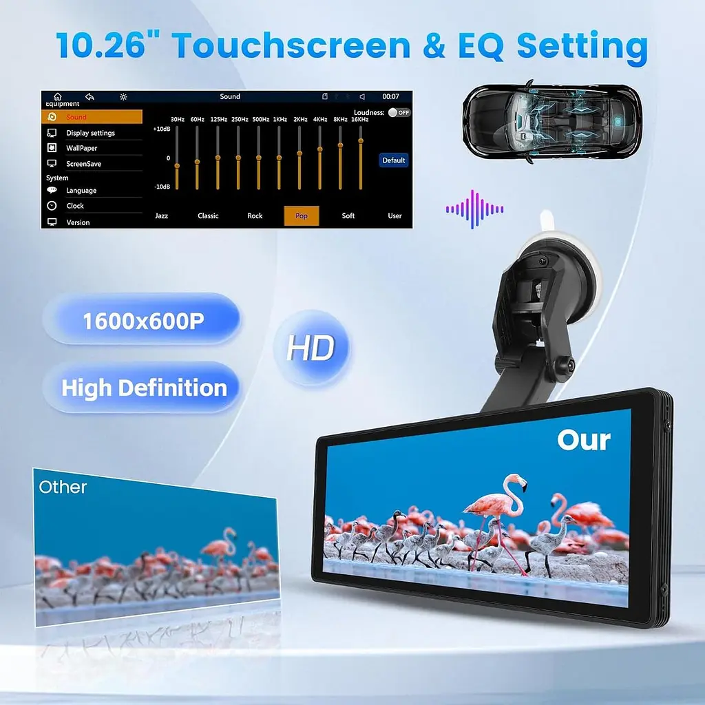 Автомагнітола 10.26" з Wireless CarPlay, Android Auto та Bluetooth - фото 7