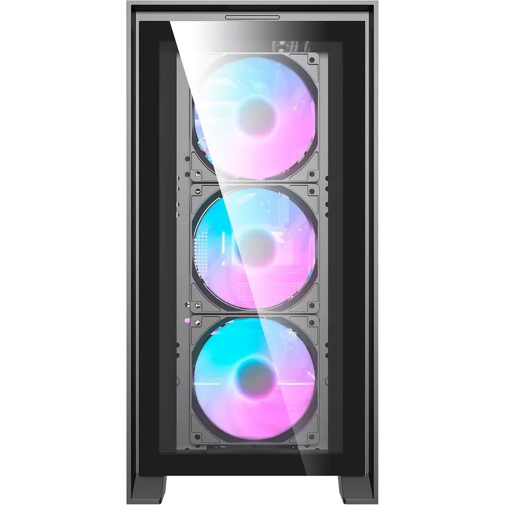 Корпус Darkflash DRX90 Glass Black (DRX90 GLASS Black) - фото 2