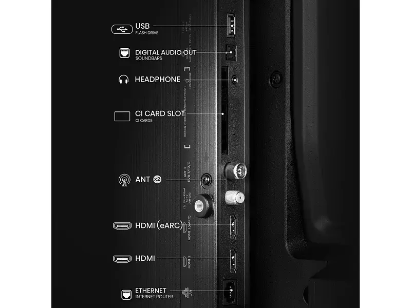 Телевізор Hisense 32A4Q - фото 4