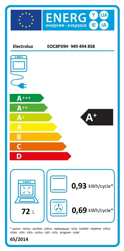 Духова шафа Electrolux EOC8P39H - фото 7