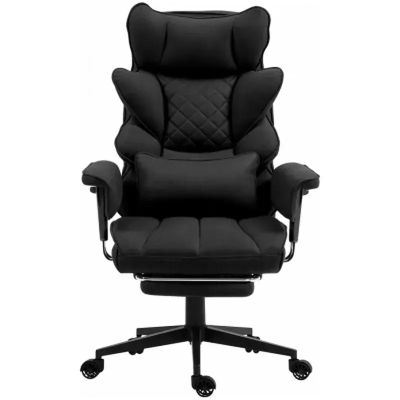 Офісне крісло GT Racer B-2511 Fabric Black - фото 2