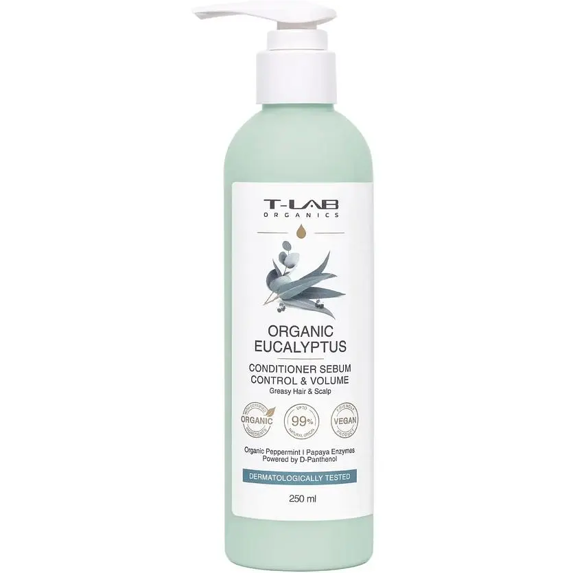 Подарочный набор T-LAB Organics Organic Eucalyptus Shampoo and Conditioner Set: шампунь 250 мл + кондиционер 250 мл (667235) - фото 3