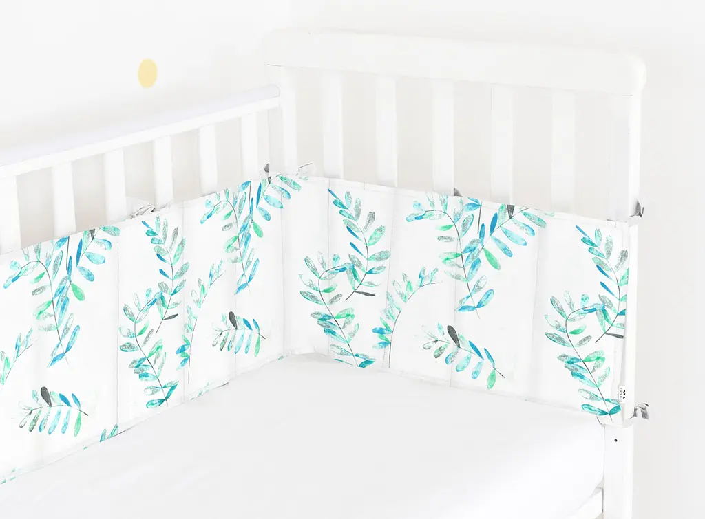 Бортики в дитяче ліжечко MINT LEAVES COSAS (4822052063156) - фото 2