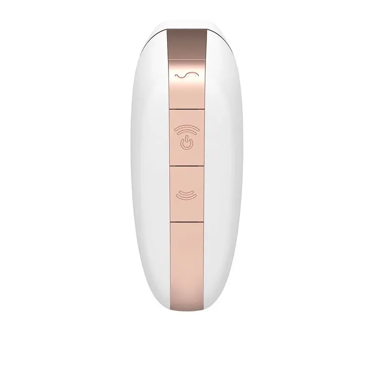 Вакуумний кліторальний вібратор Satisfyer Love Triangle White (App) - фото 6