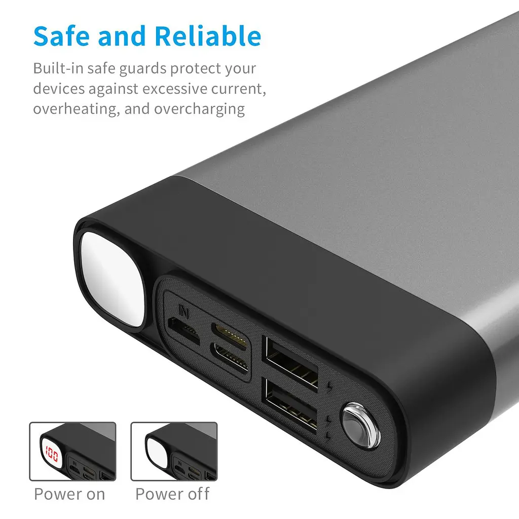 Зарядное устройство Power Bank Elefull 30000mAh PB-HOUMI-1W - фото 7
