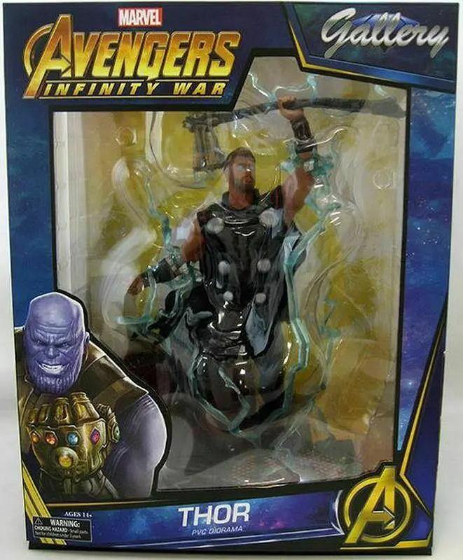 Фигурка Gallery diorama Тор Марвел Мстители: Война бесконечности Thor Marvel Avengers: Infinity War 23 см WST movie MAIW T - фото 2