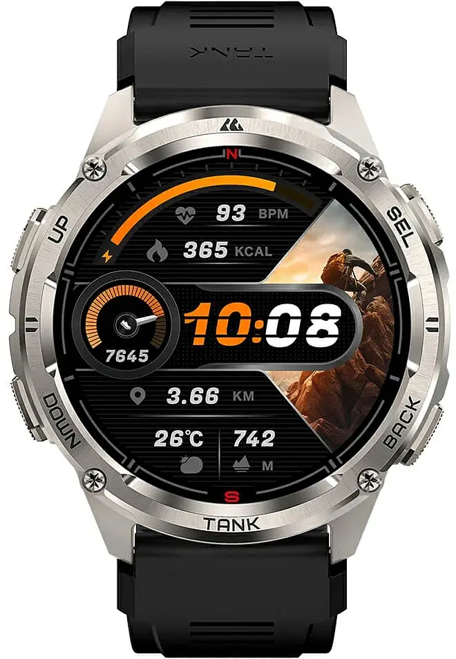 Смарт-часы Kospet TANK T3 Ultra 2 Silver - фото 2