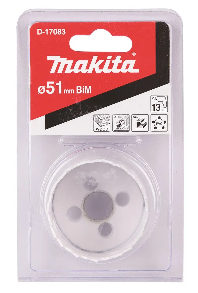 Свердло корончасте біметалеве 51 мм Makita D-17083
