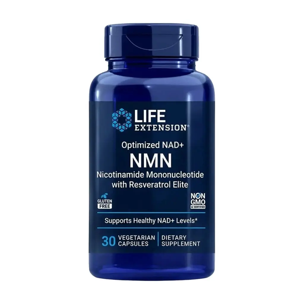 Вітамінно-мінеральний комплекс Life Extension Нікотинамід з ресвератролом, NMN Nicotinamide Mononucleotide with Resveratr (LEX25563)